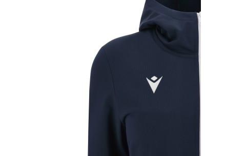 RCH - BASTET FULL ZIP TOP HOODY WOMAN NAV/WHT