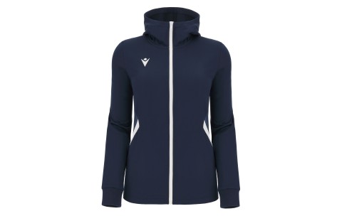 RCH - BASTET FULL ZIP TOP HOODY WOMAN NAV/WHT
