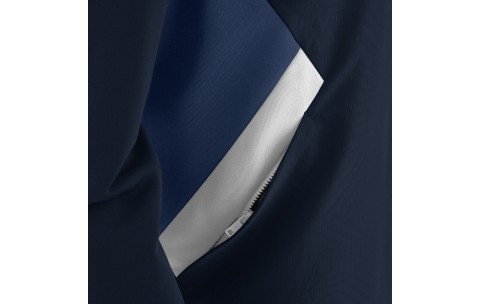 RCH - TIAMAT FULL ZIP MICRO HOODY TOP NAV/WHT